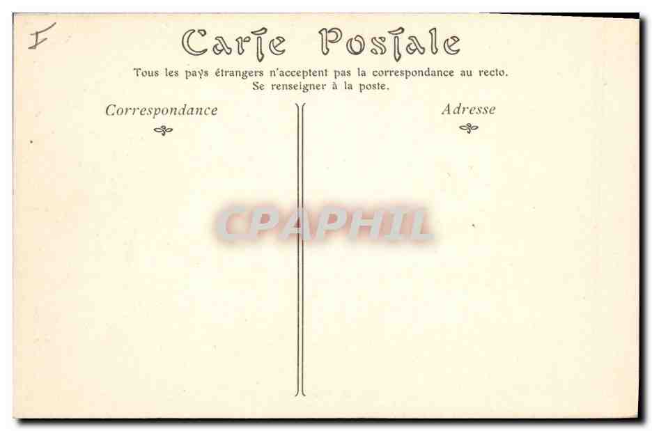 CPA Saint Aignan Cour interieure du Chateau  — Rückseite