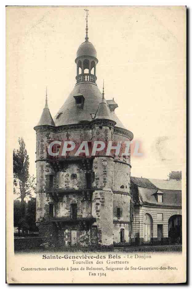 CPA Chateau Sainte Genevieve des Bois Le Donjon Tourelle des guetteurs