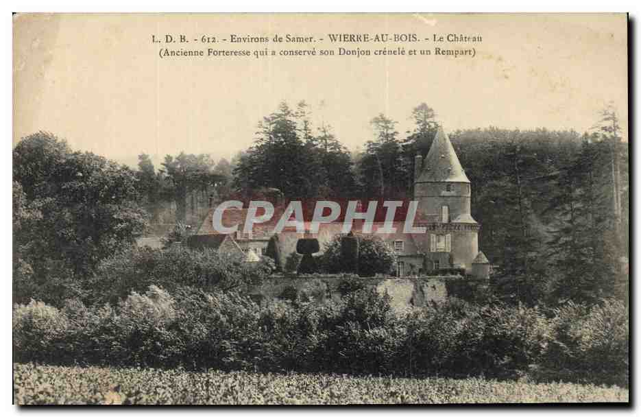 CPA Chateau Environs de Samer Wierre au Bois 