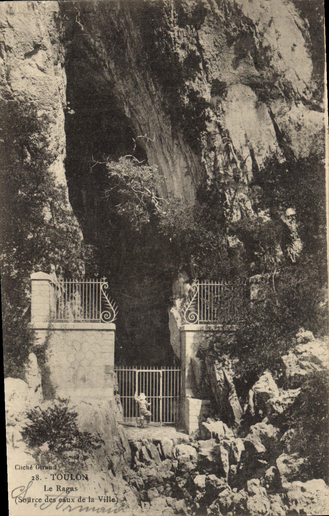 Le Ragas - Quelle der Stadtwasser — Toulon — Cliché Giraud 28