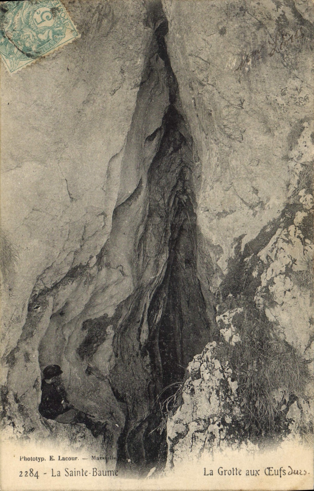 La Grotte aux Œufs durs — La Sainte-Baume — Phototyp. E. Lacour — n° 2284