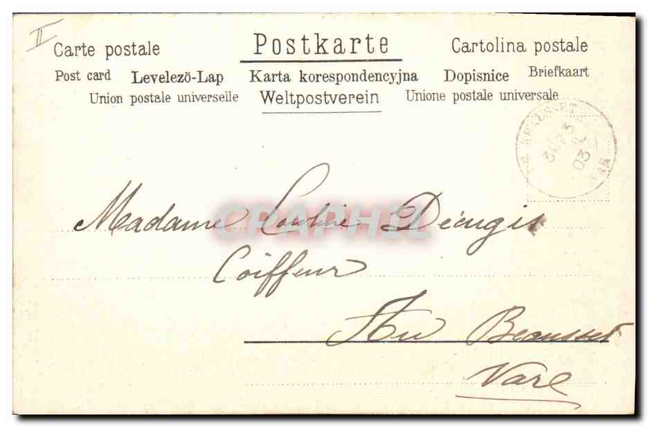 CPA Fantaisie Enfants Poupee  — Rückseite