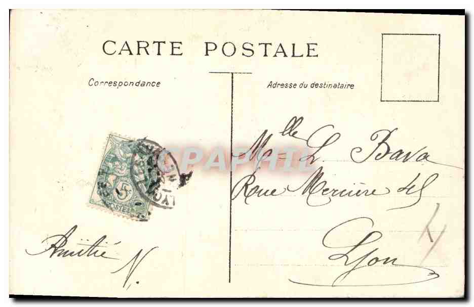 CPA Fantaisie Enfant Poupee Chien  — Rückseite