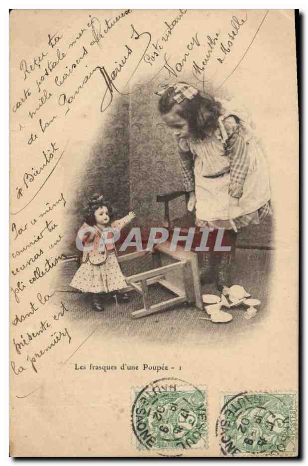 CPA Fantaisie Enfant Poupee 