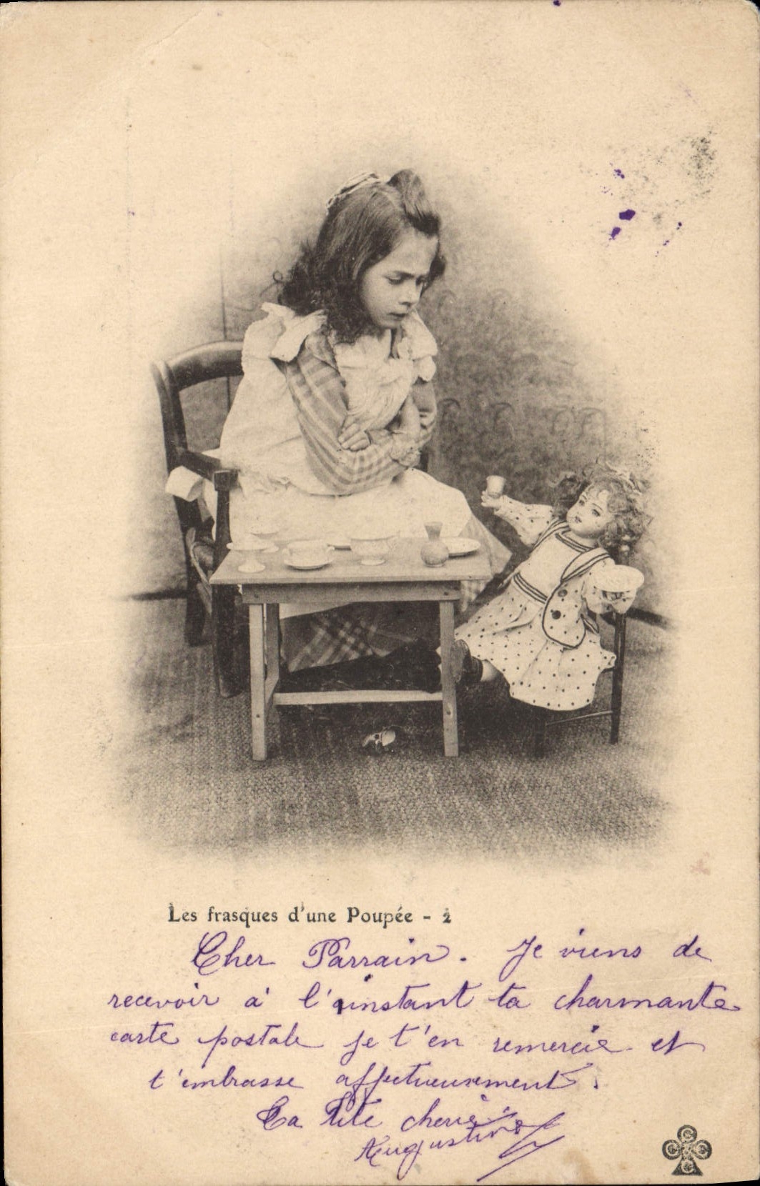 CPA Fantaisie Enfant Poupee 