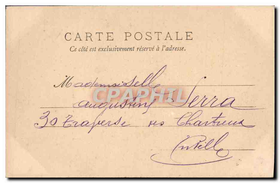 CPA Fantaisie Enfant Poupee Les frasques d'une poupee — Rückseite