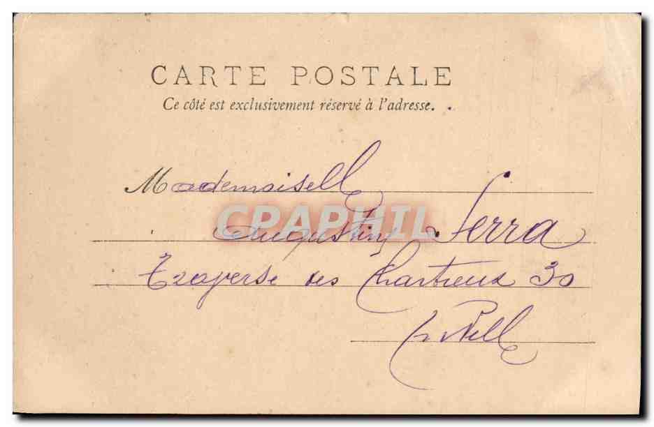 CPA Fantaisie Enfant Poupee Les frasques d'une poupee — Rückseite