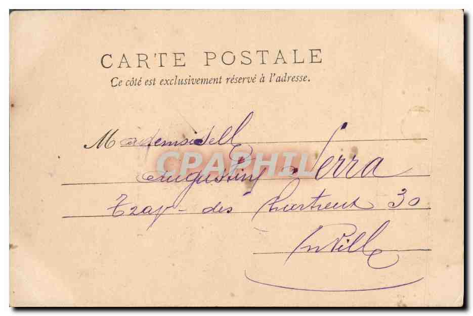 CPA Fantaisie Enfant Poupee Les frasques d'une poupee — Rückseite
