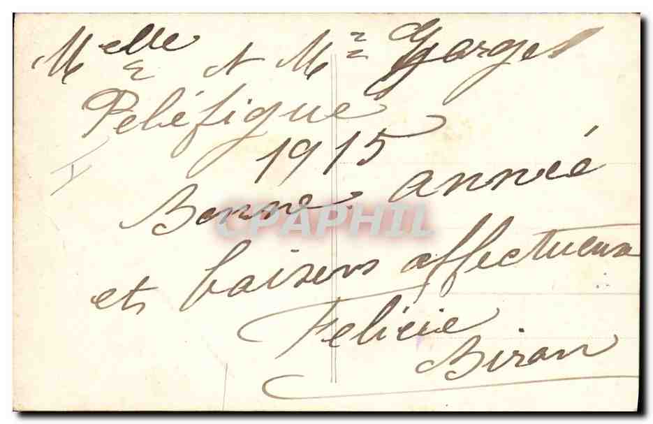 CPA Fantaisie Enfants Poupee Noel — Rückseite