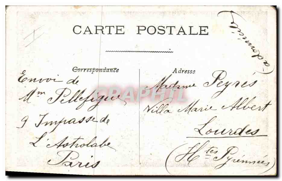 CPA Fantaisie Enfant Poupee  — Rückseite
