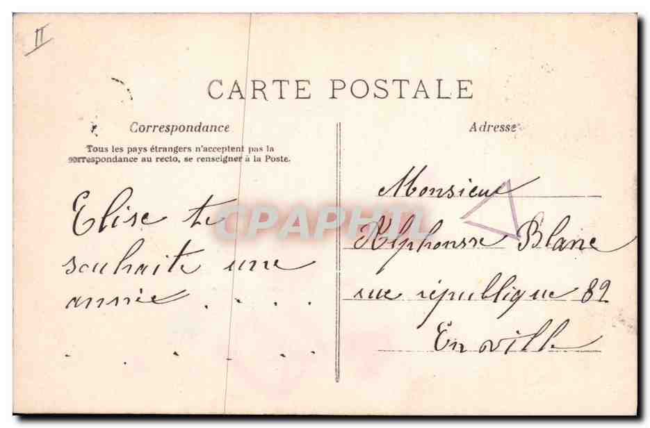 CPA Fantaisie Enfant Poupee Noel  — Rückseite
