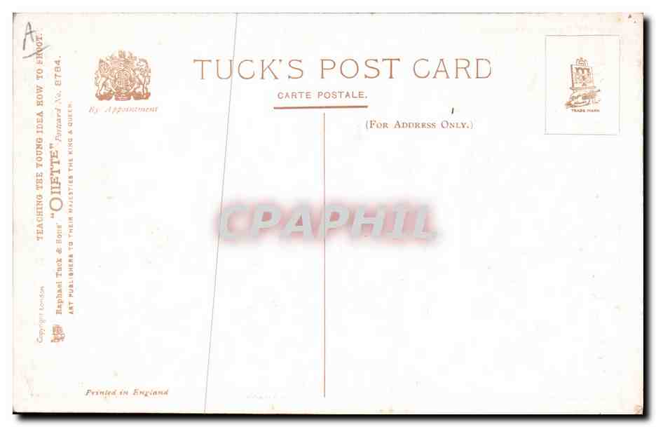 Prisonniers de Guerre bien escortés! — Prisonniers de Guerre — Tuck's Post Card, n° 8764 — Reverso
