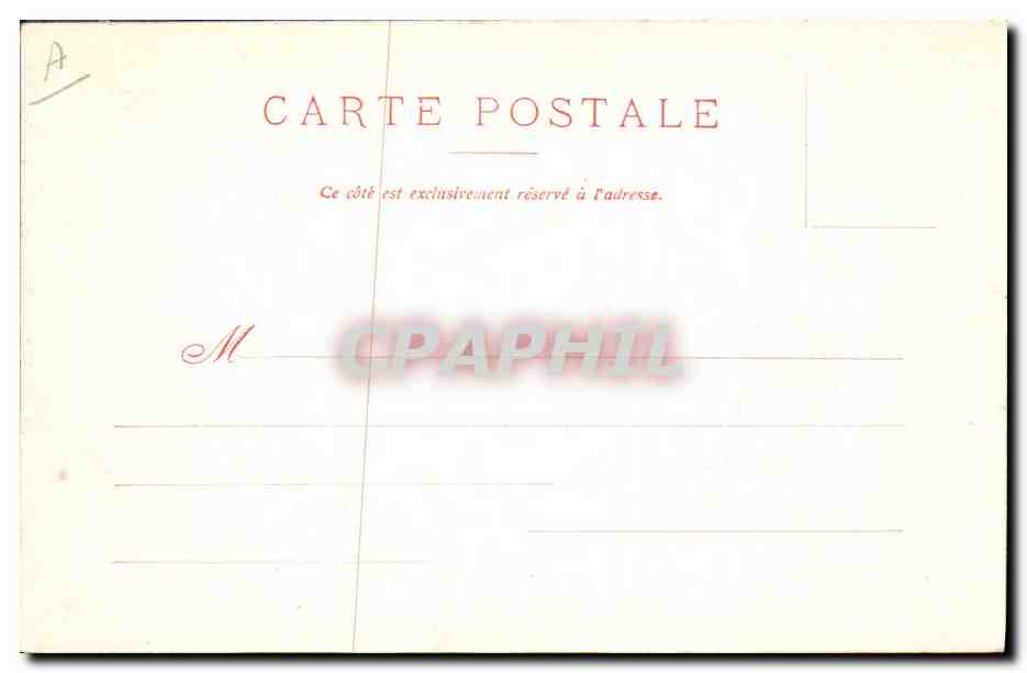 Bastia (Corse) — Le Palais de Justice — I. P. Vincentelli - Bazar Universal - Bastia (Corse) 9137 — Verso