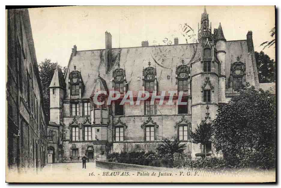 CPA Palais de justice Beauvais