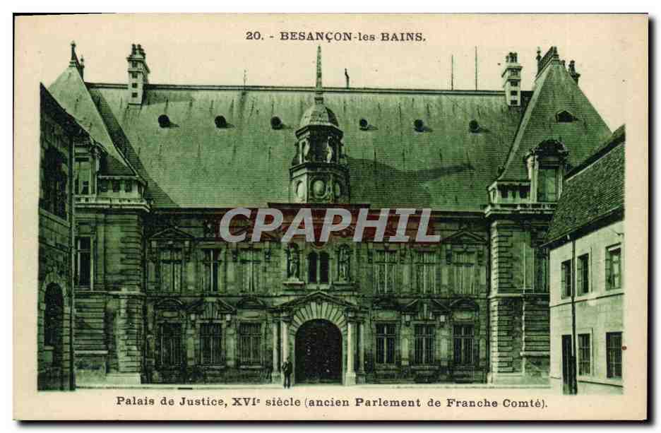 CPA Palais de justice Besancon les Bains Ancien Parlement de Franche Comte