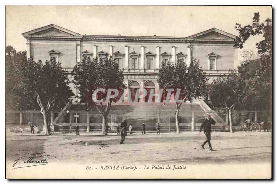 Bastia (Corse) - Le Palais de Justice — J. Moretti, n°61
