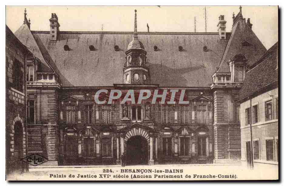 CPA Palais de justice Besancon les Bains Ancien Parlement de Franche Comte