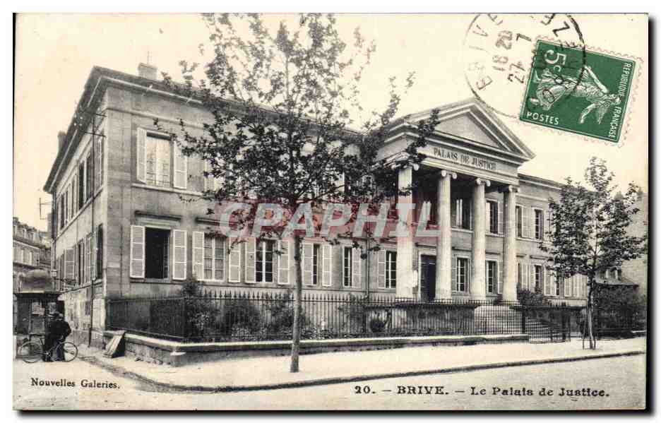 CPA Palais de justice Brive