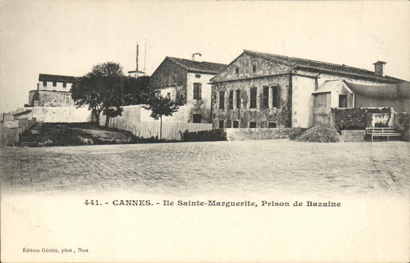 CPA Palais de justice Cannes Ile Sainte Marguerite Prison de Bazaine