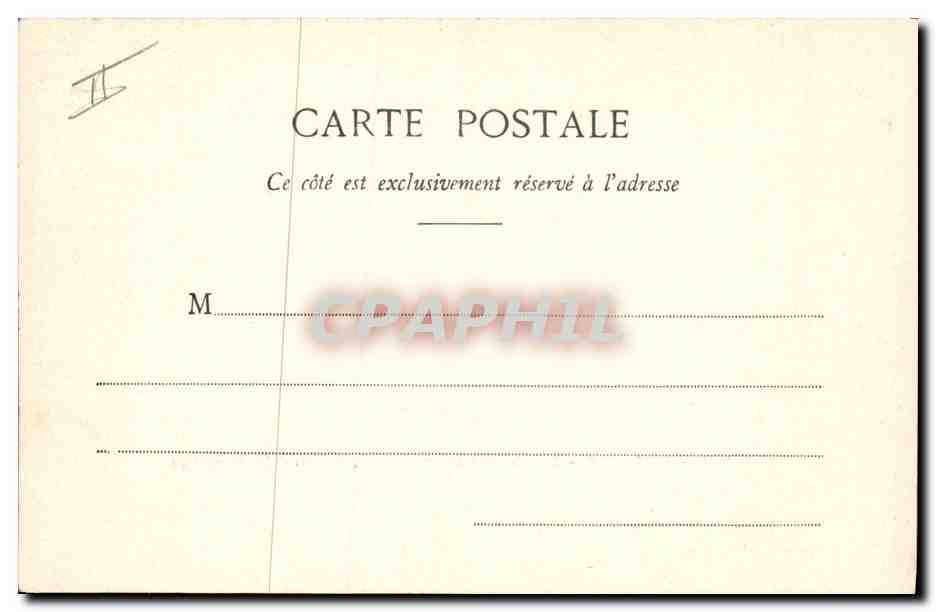 CPA Palais de justice Cannes Ile Sainte Marguerite Prison de Bazaine — Rückseite