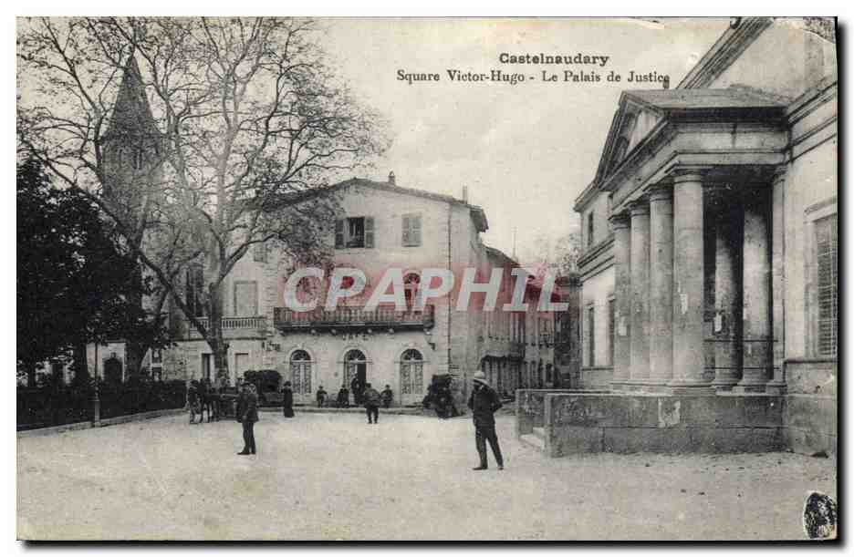 CPA Palais de justice Castelnaudary Square Victor Hugo Le palais de justice