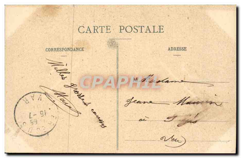 CPA Palais de justice Chambery — Rückseite