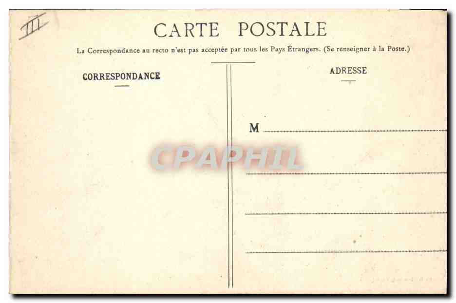 CPA Bateau de Guerre L'Amiral Trehouart Garde Cotes Cuirasse  — Verso