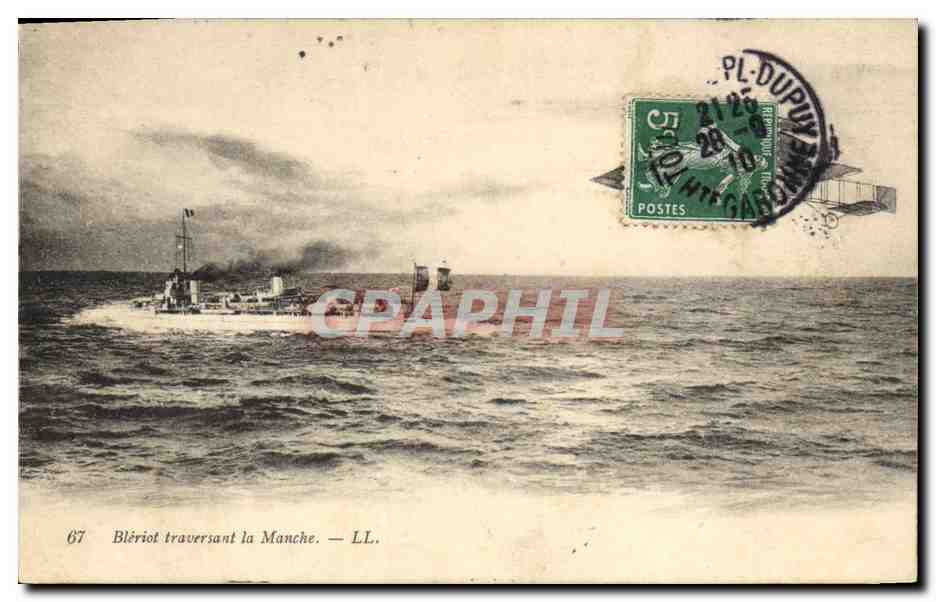 Blériot traversant la Manche — LL.