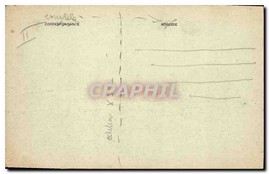 CPA Bateau de Guerre Beautemps Beaupre Service Hydrographique  — Verso