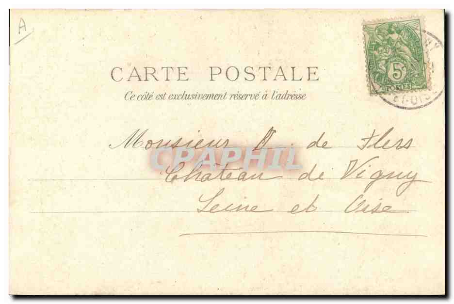 CPA Bateau de Guerre Brennus Cuirasse d'escadre a tourelles  — Verso