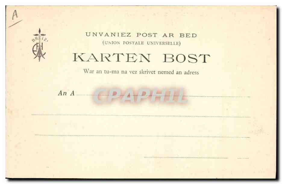CPA Bateau de Guerre Le Bruix Croiseur Cuirasse  — Verso