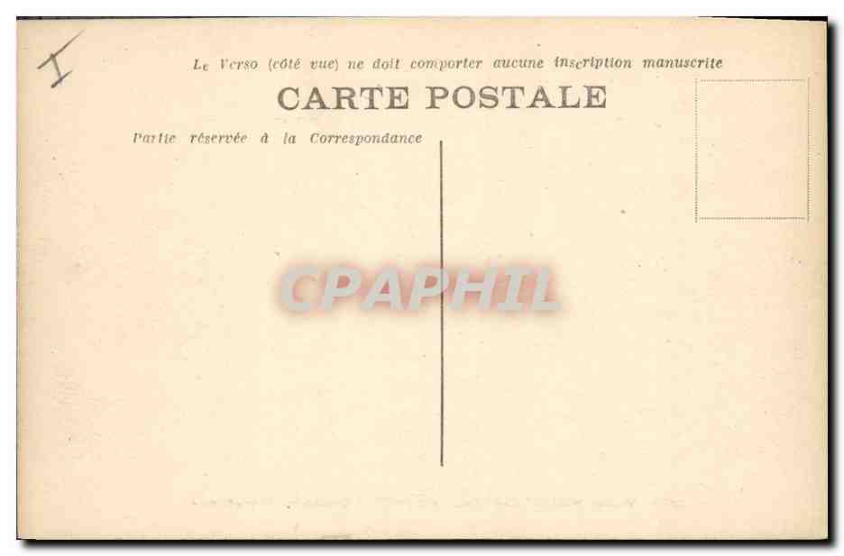 CPA Bateau de Guerre Bisson Torpilleur de haute mer  — Verso