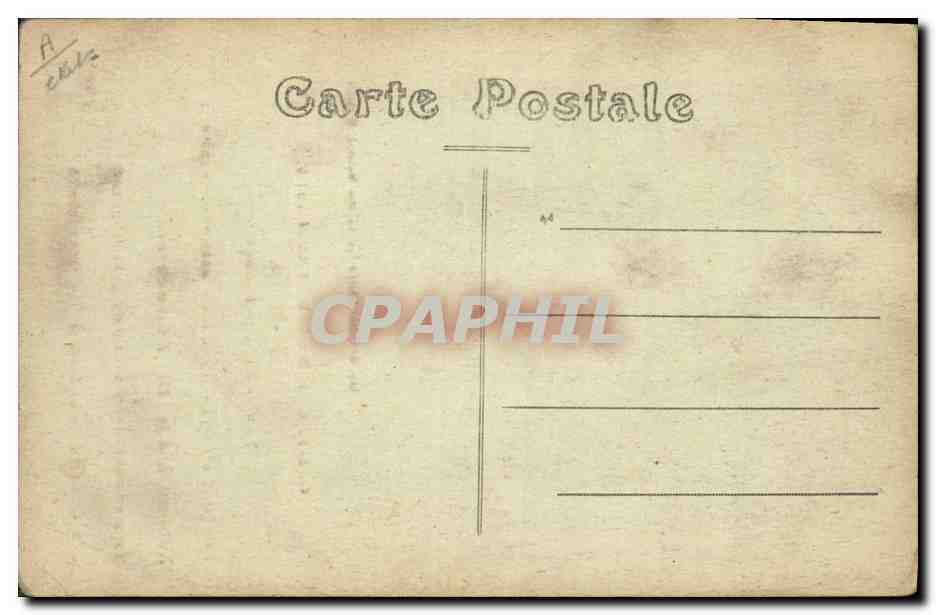 CPA Bateau de Guerre Bien Hoa Navire Hopital Francais Croix Rouge  — Verso