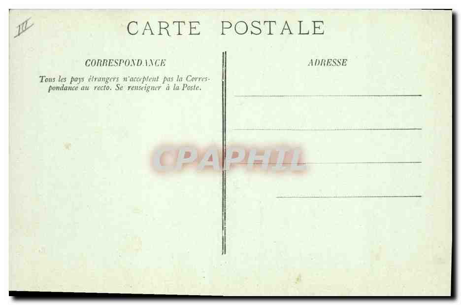 CPA Bateau de Guerre Le Bouvines Garde Cotes Cuirasse  — Verso