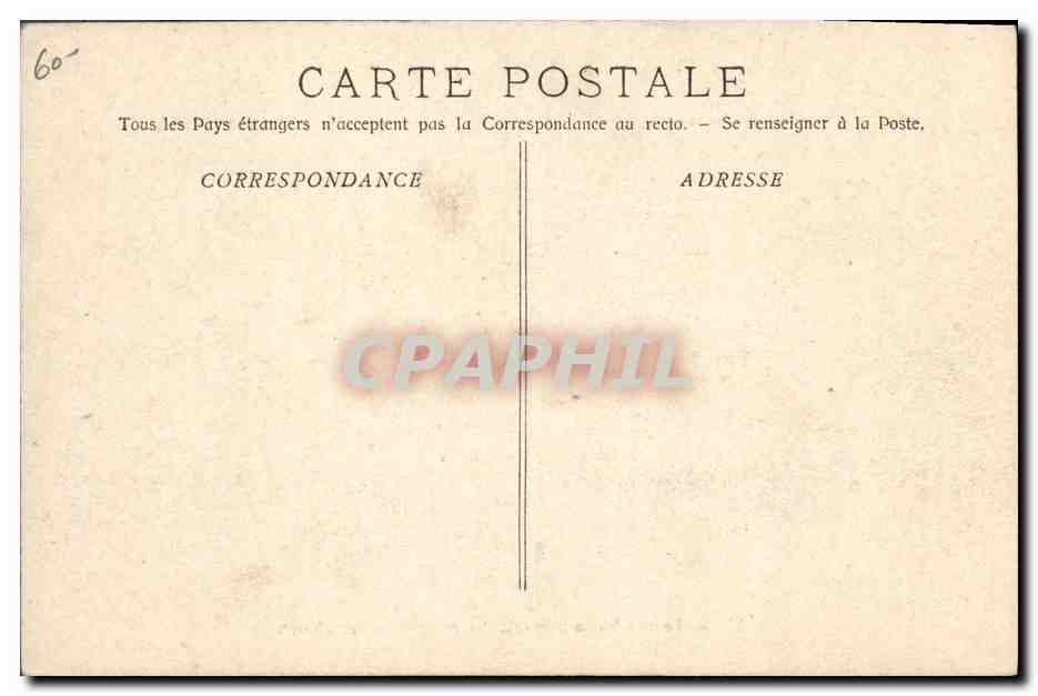 CPA Bateau de Guerre Le Chateaurenault Croiseur de 1ere classe  — Verso