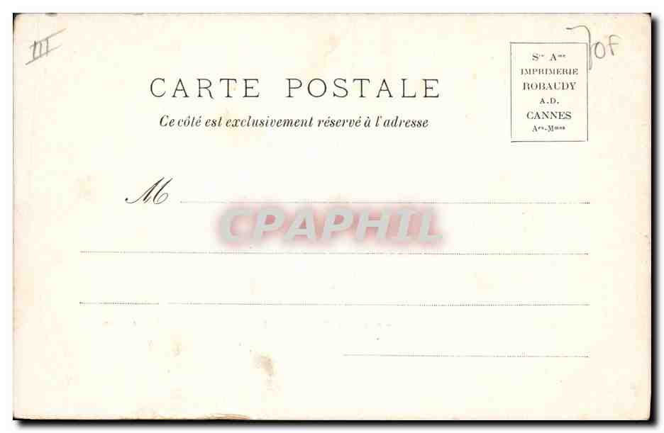 CPA Bateau de Guerre Le cuirasse Charles Martel  — Verso