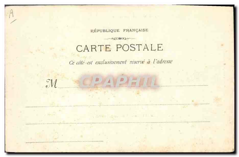 Le Charles Martel (Contre-Amiral) — Marine Militaire Française — Phot Lacour, Marseille, n°422 — Verso