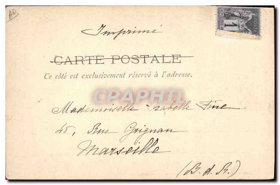 CPA Bateau de Guerre Croiseur Corsaire Chateaurenault  — Verso
