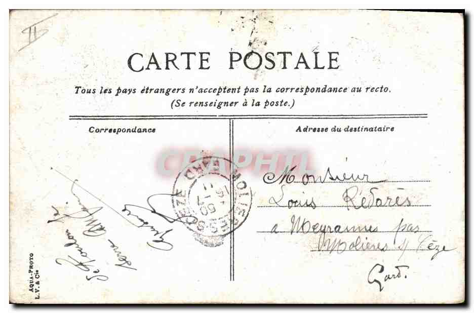 CPA Bateau de Guerre Le Charles Martel Cuirasse de 1er rang  — Verso