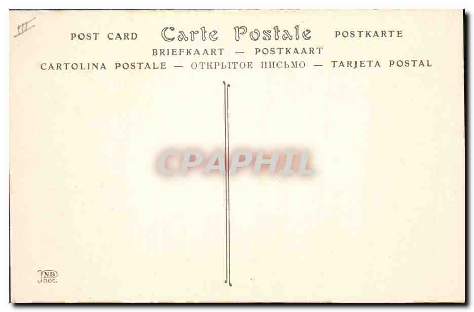 CPA Prefecture Chartres  — Verso