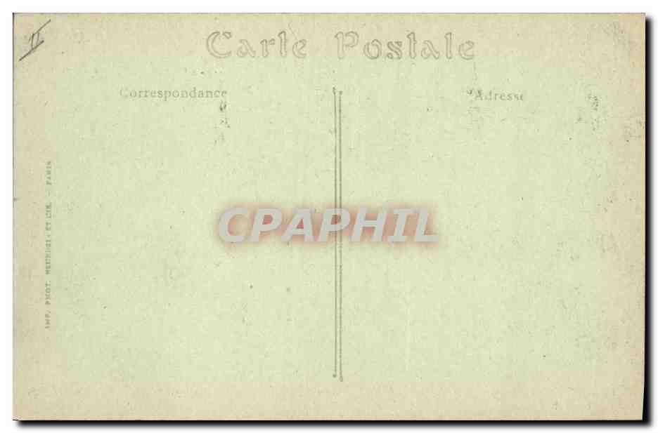 CPA Chalons sur Marne L'Hotel de la Prefecture   — Verso