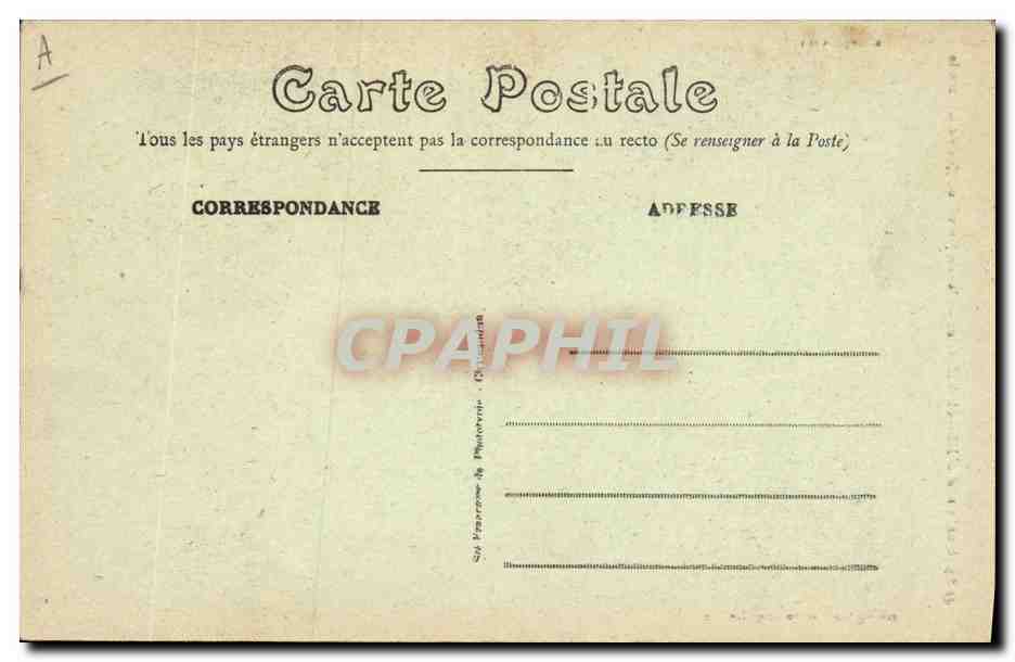 CPA Folklore Jeune femme coiffee de la Catiole Ille et Vilaine  — Verso