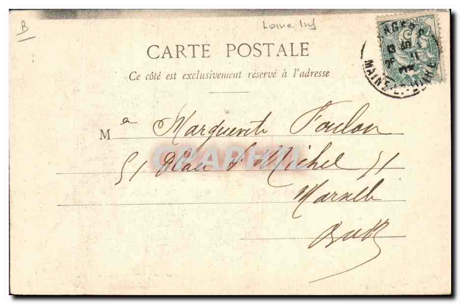 CPA Folklore Nantes Un coin de la bataille des confettis  — Verso