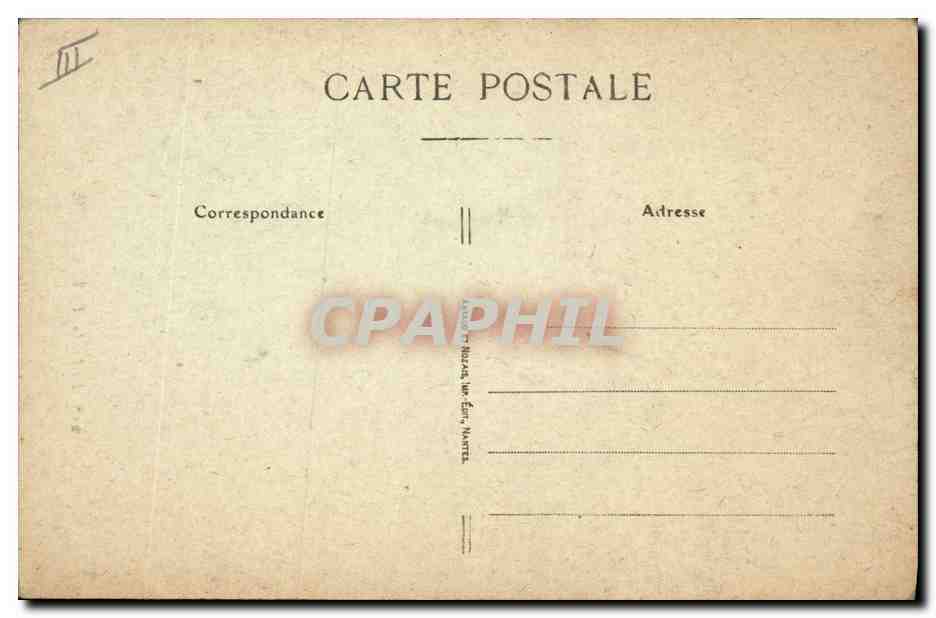 CPA Folklore Enfants du Finistere  — Verso
