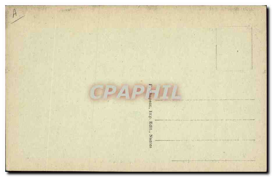CPA Folklore Guerande Costumes anciens de mariees  — Verso