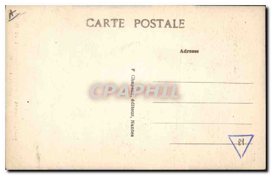 CPA Folklore Guerande Paludiers du bon vieux temps  — Verso