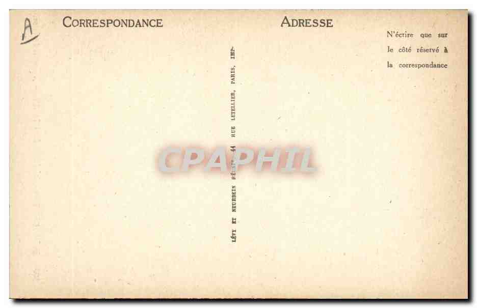 CPA Folklore Type de Doloise  — Verso