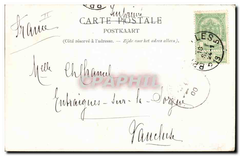 Soldat en uniforme — Congo, Office de la force publique — éditeur non visible — Rückseite