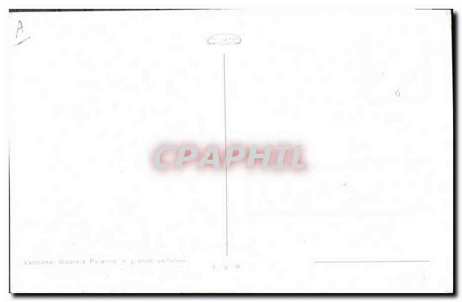 Guardia Palatina en grande uniforme — Vatican — CPAPHIL n°6 — Rückseite