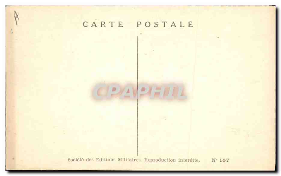 CPA Militaria Cuirassiers Escorte presidentielle 1914  — Verso